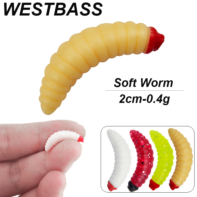 Fishing Lure Swimbait - Westbass 20/50 pçs larva macia swimbait
