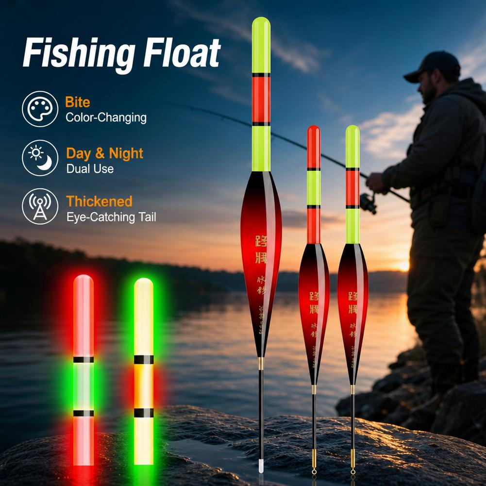 Fishing Lure Topwater - Boia de Pesca Deslizante Luminosa e
