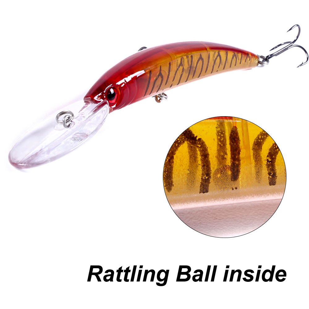 1 pçs 15cm 15g mergulho profun - Fishing Lure Jerkbait avaliação e preço