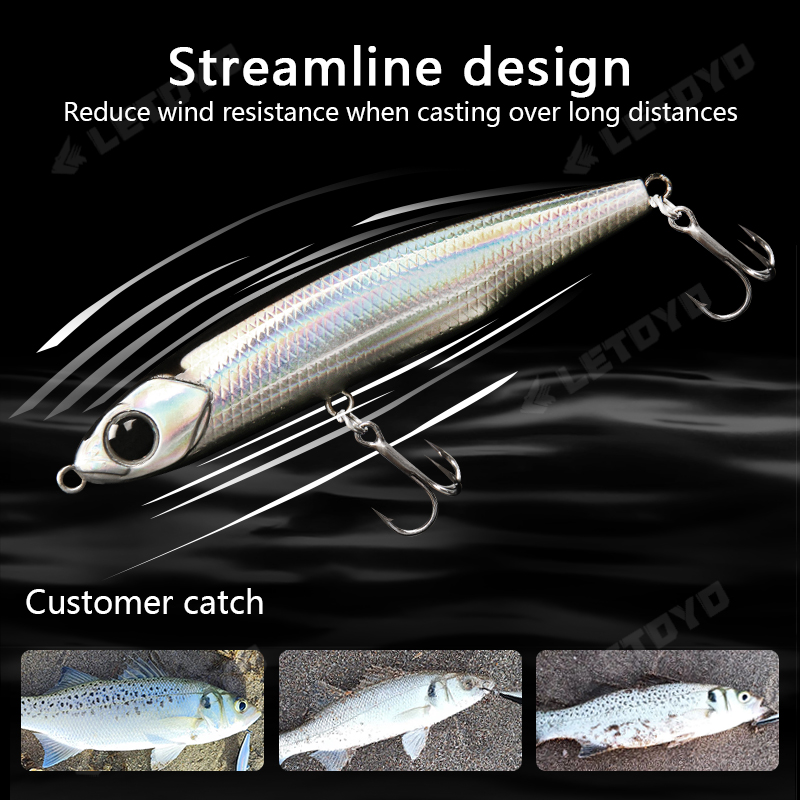 Letoyo afundando lápis 17g 12g - Fishing Lure Swimbait avaliação e preço