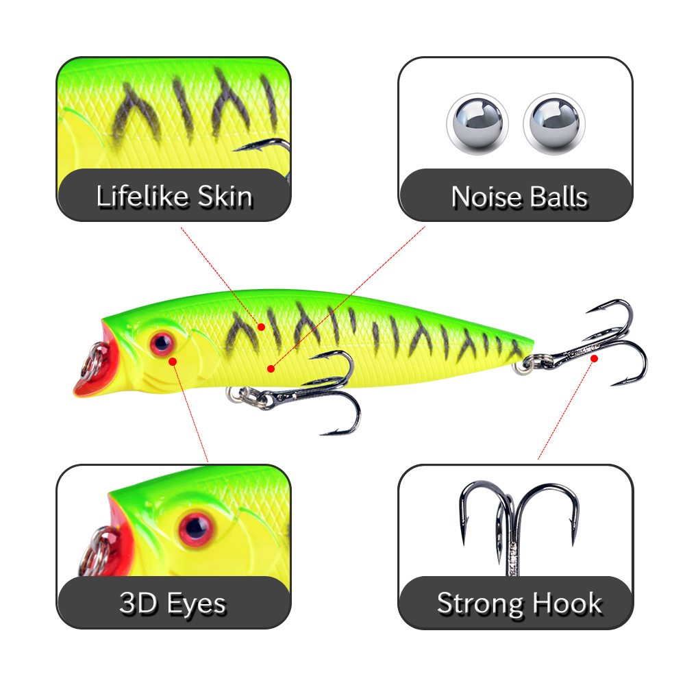 1 pçs iscas de pesca alta qual - Fishing Lure Popper avaliação e preço