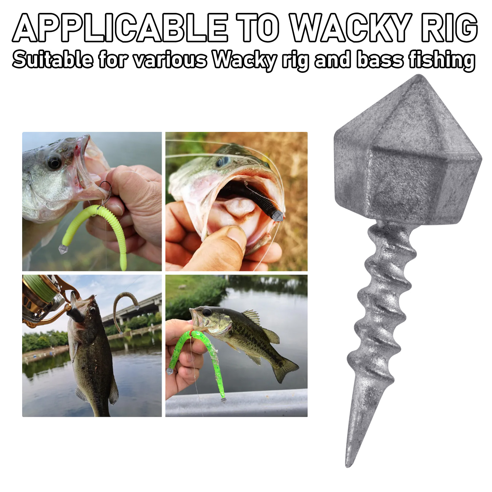 10 Peças de Chumbadas de Inser - Fishing Lure Accessories avaliação e preço