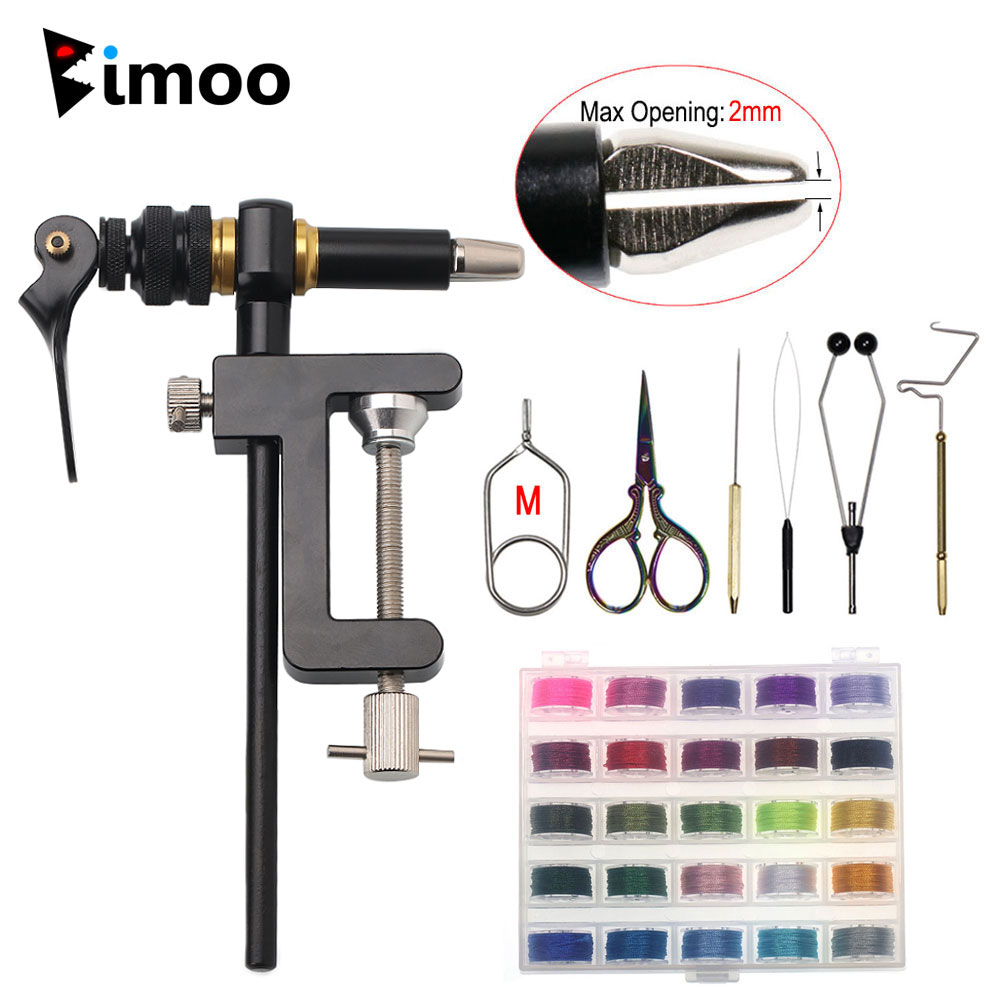 Bimoo-C-Clamp Fly Tying Tool K - Fishing Lure Spinner avaliação e preço