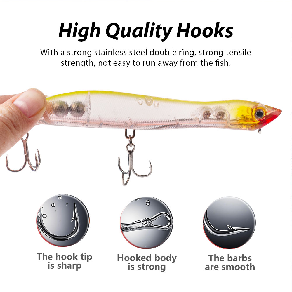 Isca de Pesca Flutuante Topwat - Fishing Lure Popper avaliação e preço